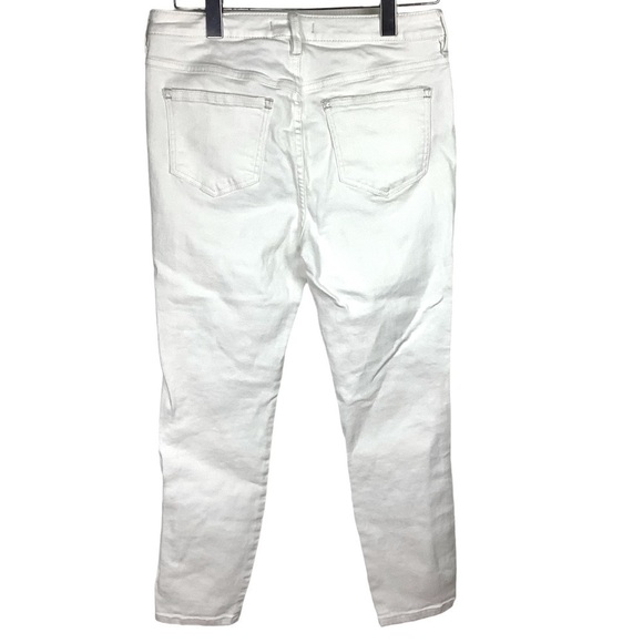 FREE PEOPLE WHITE SKINNY MID RISE JEANS - Picture 7 of 7